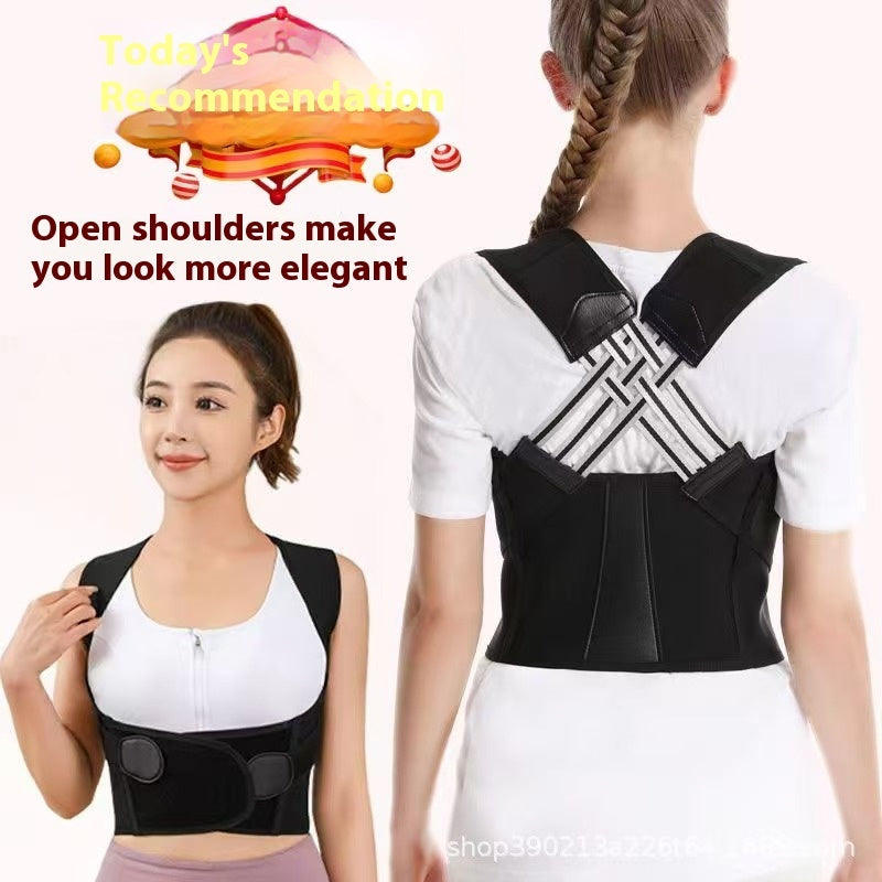 Fitness Heavy Shoulder Straps,Vicorrect,Posture Corrector For Men And Women, Bench Presses, Shoulder Training Straps, Press Lifts, Straight Back Assist Straps, Chest Straight, Open Shoulder Assist Str