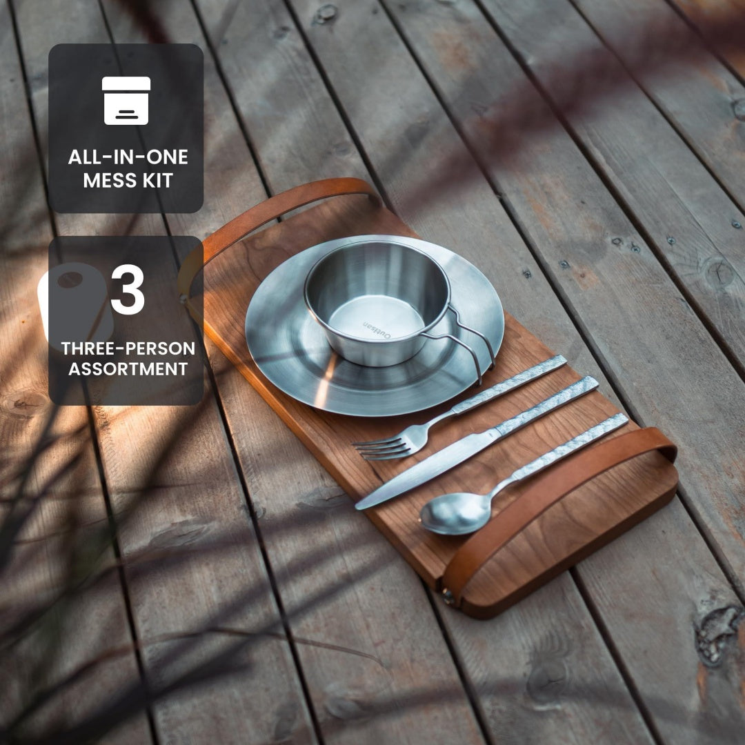 Picnic Camping Outdoor Dining Set Storage Bag